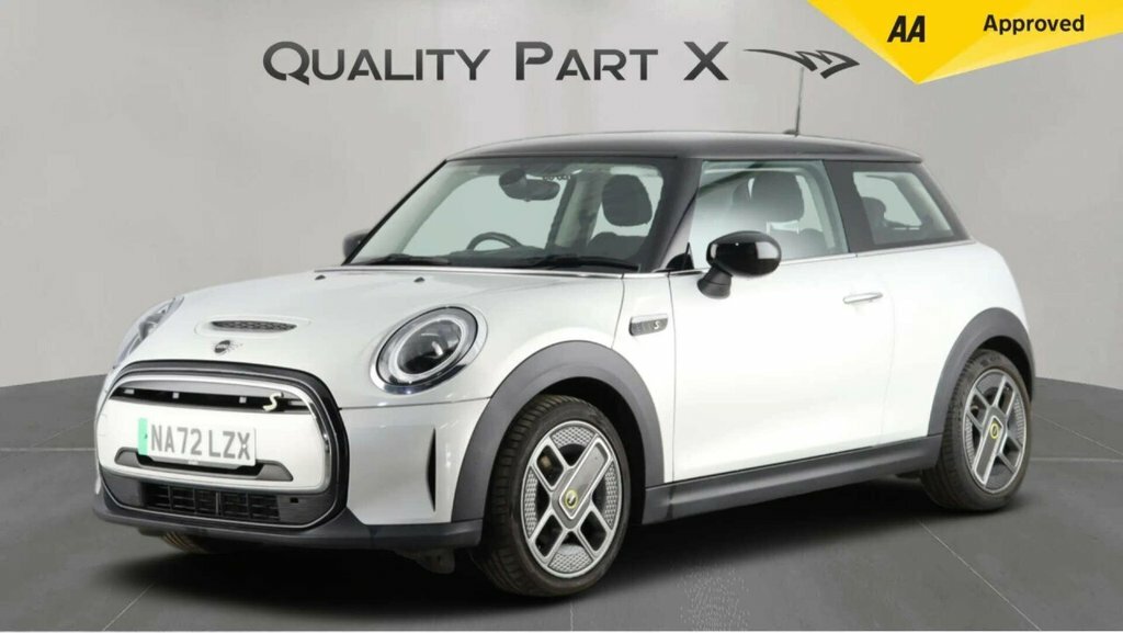 Mini Electric Hatchback Silver #3