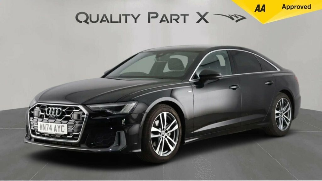Audi A6 Saloon Saloon Black #3