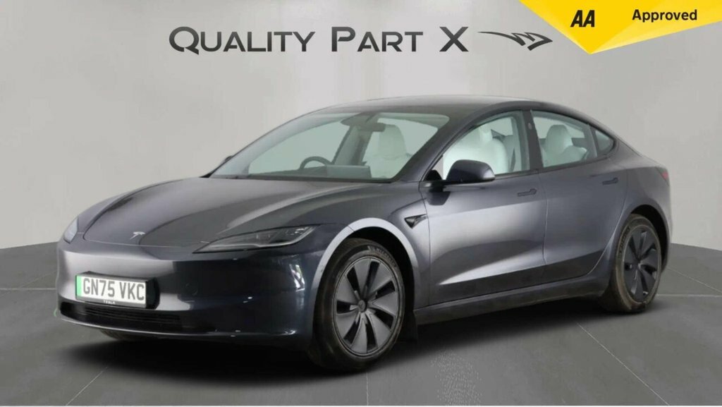 Tesla Model 3 Saloon GN75VKC Grey #3