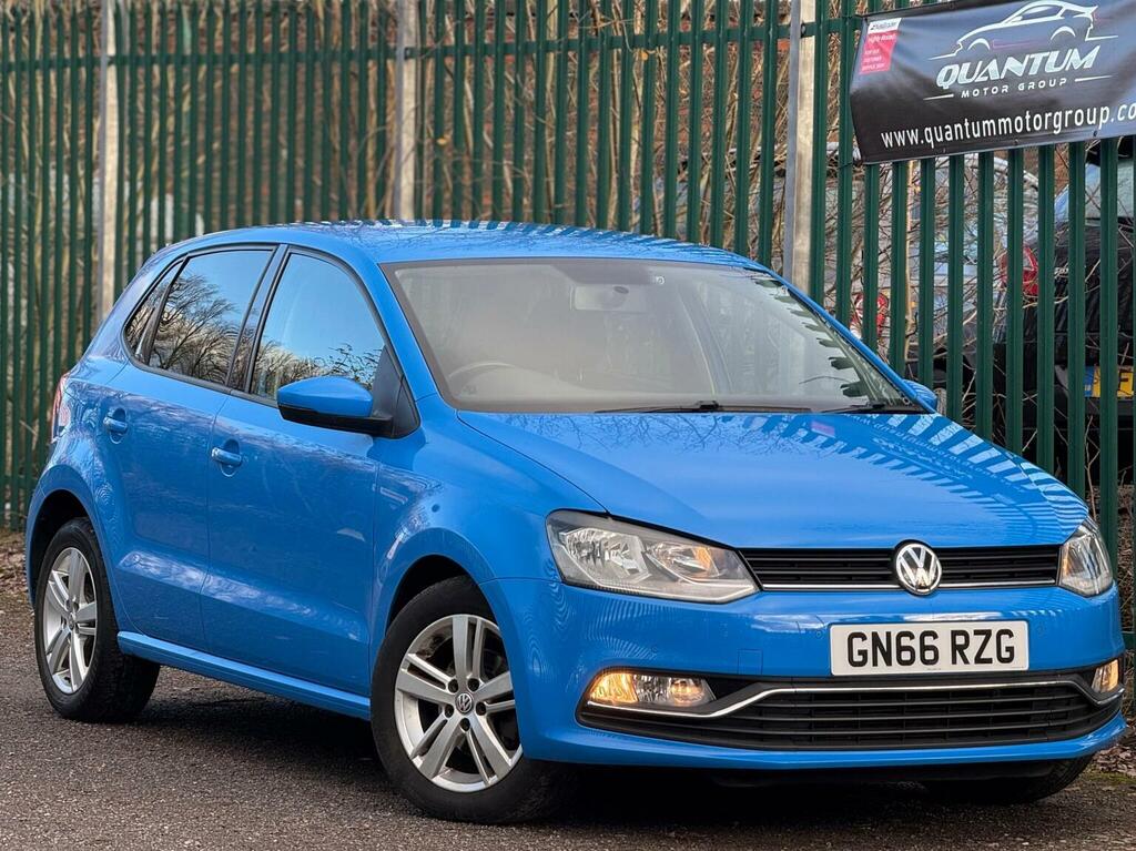 Volkswagen Polo 1.4 Tdi Bluemotion Tech Match Euro 6 Ss 20 GN66RZG Blue