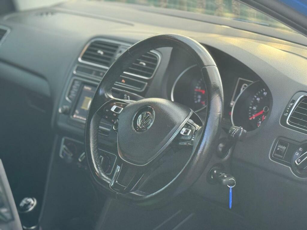 Volkswagen Polo 1.4 Tdi Bluemotion Tech Match Euro 6 Ss 20 GN66RZG Blue #2