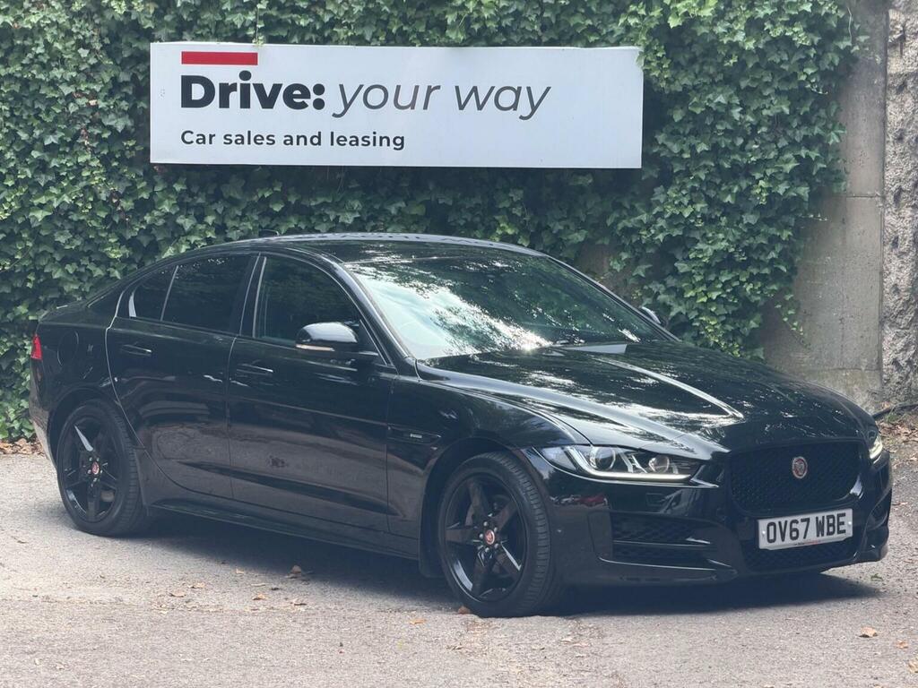 Jaguar XE Saloon 2.0D R-sport Awd Euro 6 Ss 201 OV67WBE Black