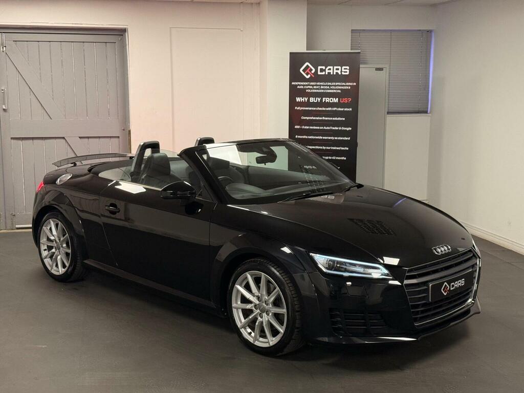 Audi TT Convertible 2.0 Tfsi Sport Roadster S Tronic Euro LB67BXM Black #3