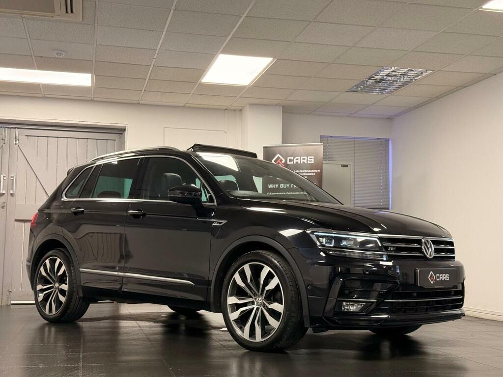 Volkswagen Tiguan Suv 2.0 Tdi R-line Dsg 4Motion Euro 6 Ss 2 WT19SOU Black #4