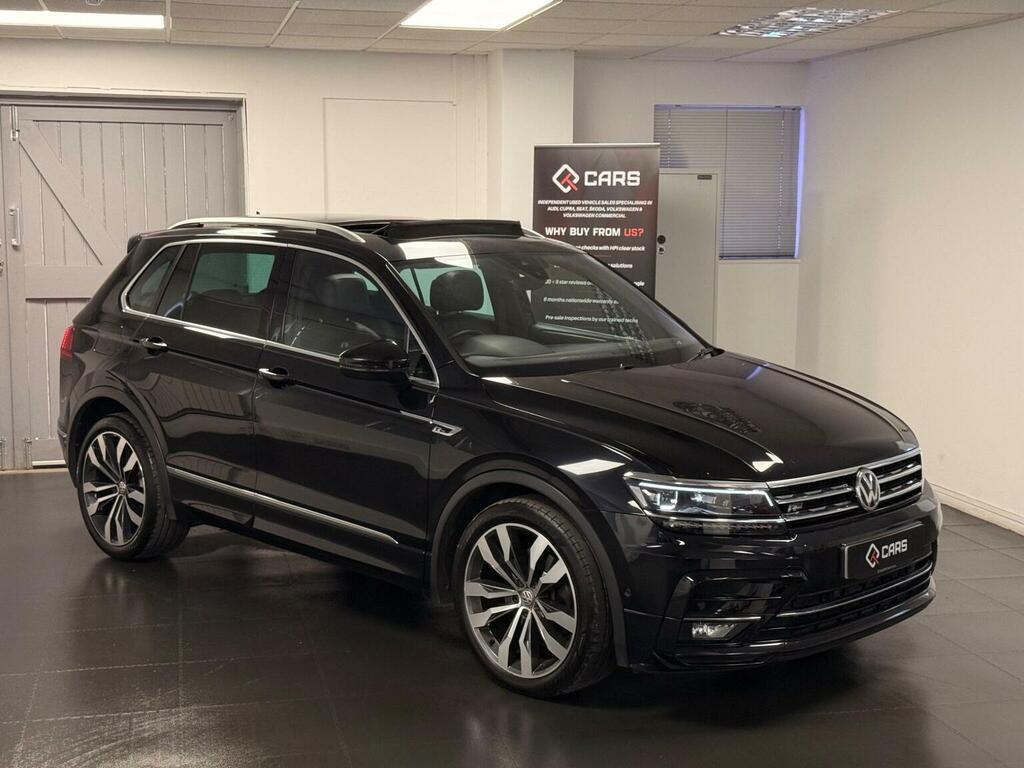 Volkswagen Tiguan Suv 2.0 Tdi R-line Dsg 4Motion Euro 6 Ss 2 WT19SOU Black #3