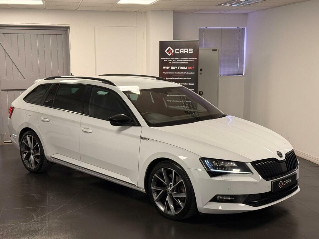 Skoda Superb Estate 2.0 Tsi Sportline Plus Dsg 4Wd Euro 6 Ss KY68WYD White #3