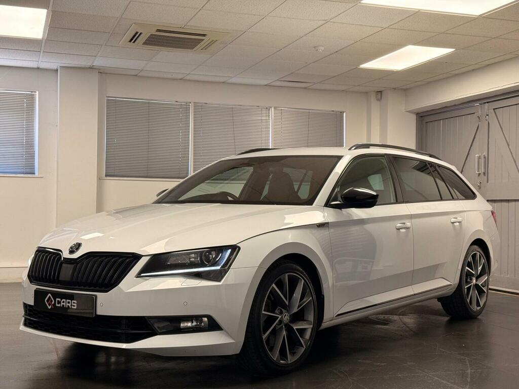 Skoda Superb Estate 2.0 Tsi Sportline Plus Dsg 4Wd Euro 6 Ss KY68WYD White #6