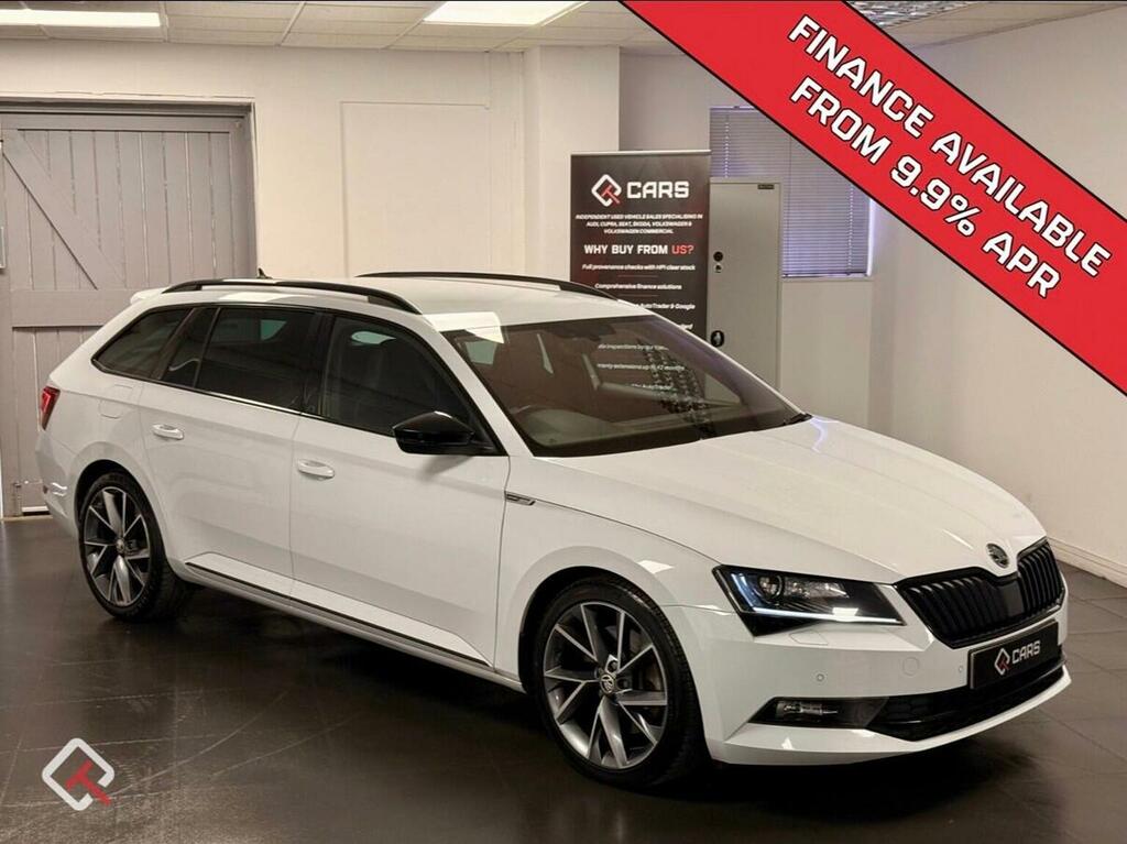 Skoda Superb Estate 2.0 Tsi Sportline Plus Dsg 4Wd Euro 6 Ss KY68WYD White