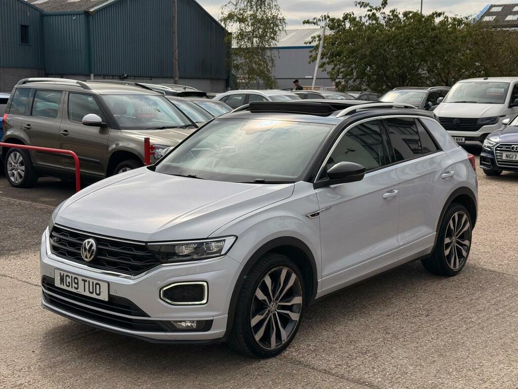Volkswagen T-Roc 1.5 Tsi Evo R-line Dsg Euro 6 Ss Silver #4