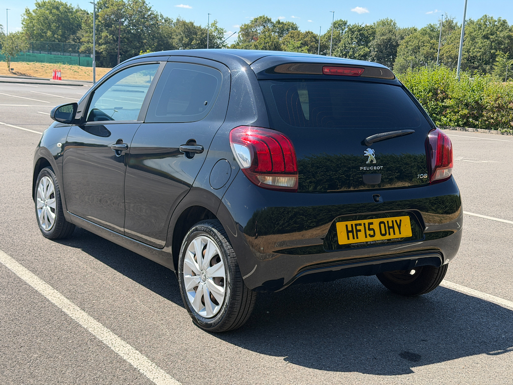 Peugeot 108 1.0 L 1.0 Vti Active Hatchback E HF15OHY Black #5