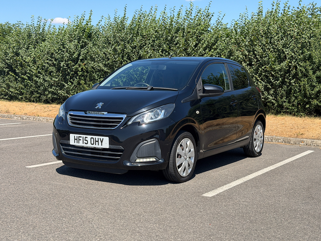 Peugeot 108 1.0 L 1.0 Vti Active Hatchback E HF15OHY Black #3