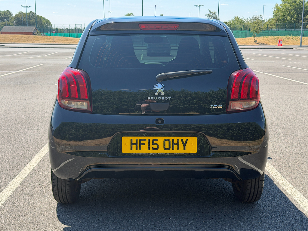 Peugeot 108 1.0 L 1.0 Vti Active Hatchback E HF15OHY Black #6
