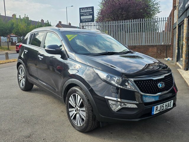 Kia Sportage 2015 2.0 Crdi Kx-3 Suv Awd Euro 5 RJ15HAE Black #6