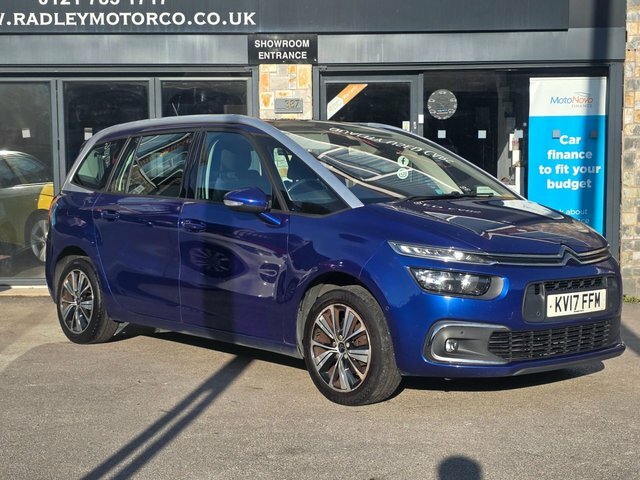 Citroen Grand C4 Picasso 2017 1.6 Bluehdi Feel Mpv Euro 6 Blue #3