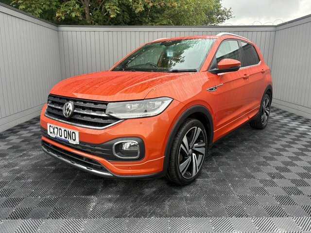 Volkswagen T-Cross 2020 1.0 Tsi R-line Suv Dsg Euro 6 Ss CX70ONO Orange #2