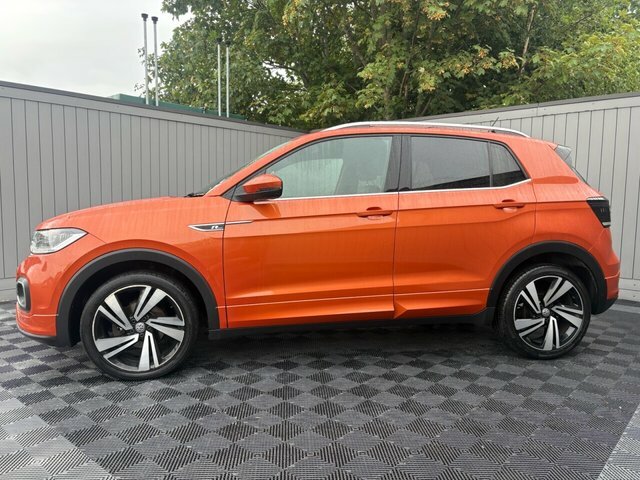 Volkswagen T-Cross 2020 1.0 Tsi R-line Suv Dsg Euro 6 Ss CX70ONO Orange #4
