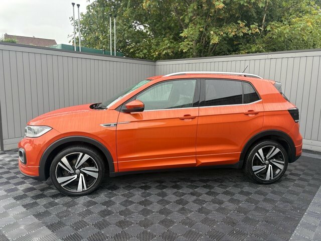 Volkswagen T-Cross 2020 1.0 Tsi R-line Suv Dsg Euro 6 Ss CX70ONO Orange #3