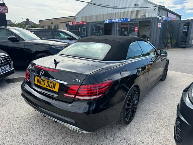 Mercedes-Benz E Class 2013 2.1 E220 Cdi Amg Sport Cabriolet G Black #2