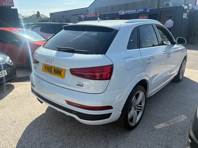 Audi Q3 2016 2.0 Tdi S Line Plus Suv S Tronic Q White #6