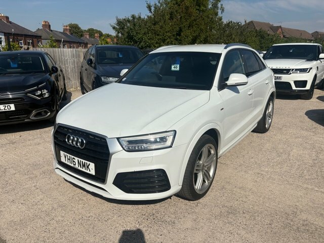 Audi Q3 2016 2.0 Tdi S Line Plus Suv S Tronic Q White #3