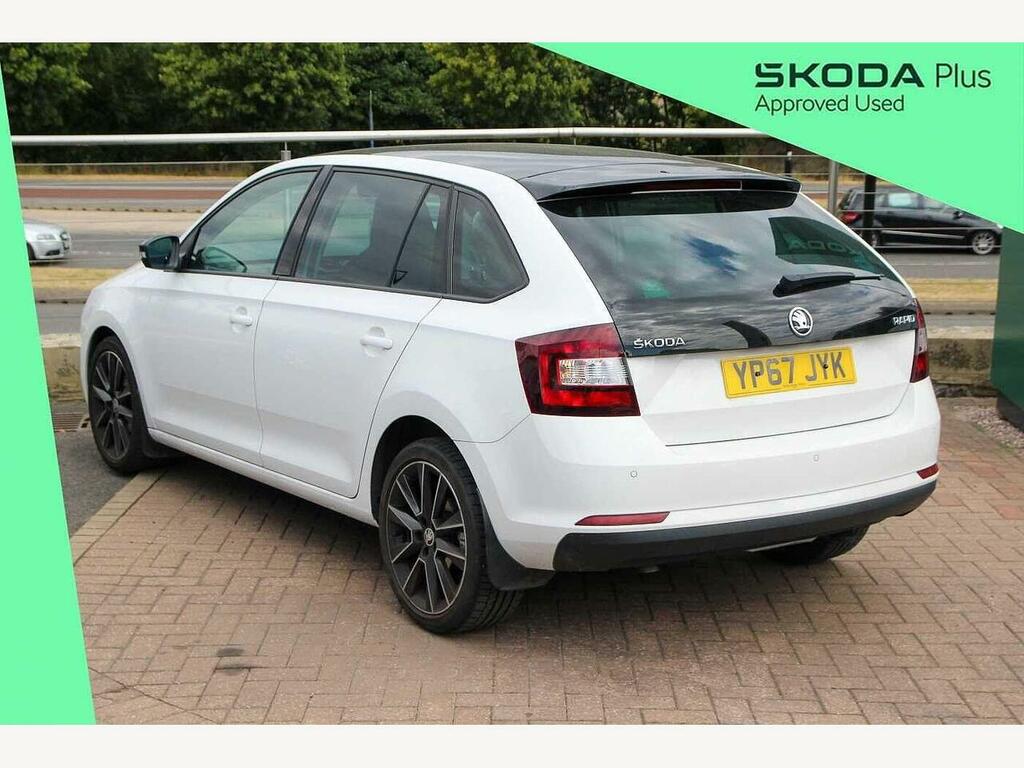 Skoda Rapid 2017 1.4 Tdi Cr 90 Se Sport Dsg White #3