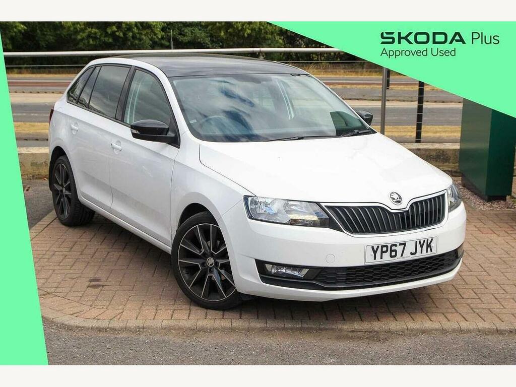 Skoda Rapid 2017 1.4 Tdi Cr 90 Se Sport Dsg White