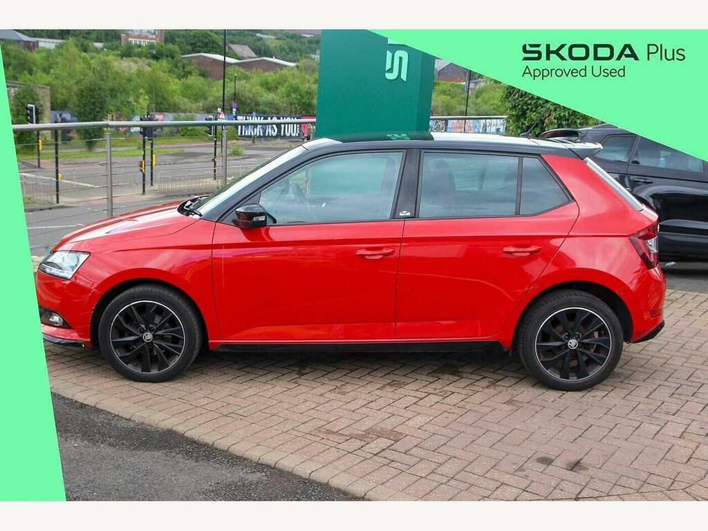 Skoda Fabia 2019 1.0 Tsi Monte Carlo Red #4
