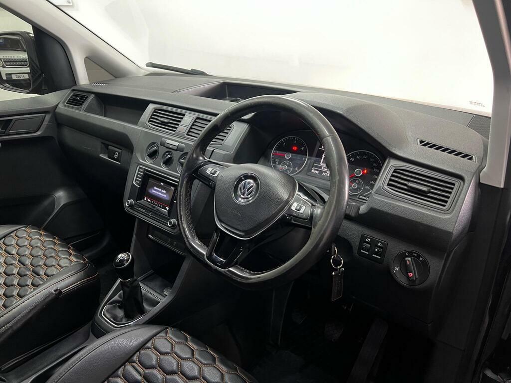 Volkswagen Caddy 2.0 C20 Tdi Kombi 101 Bhp 5 Seater Doublecab Black #16