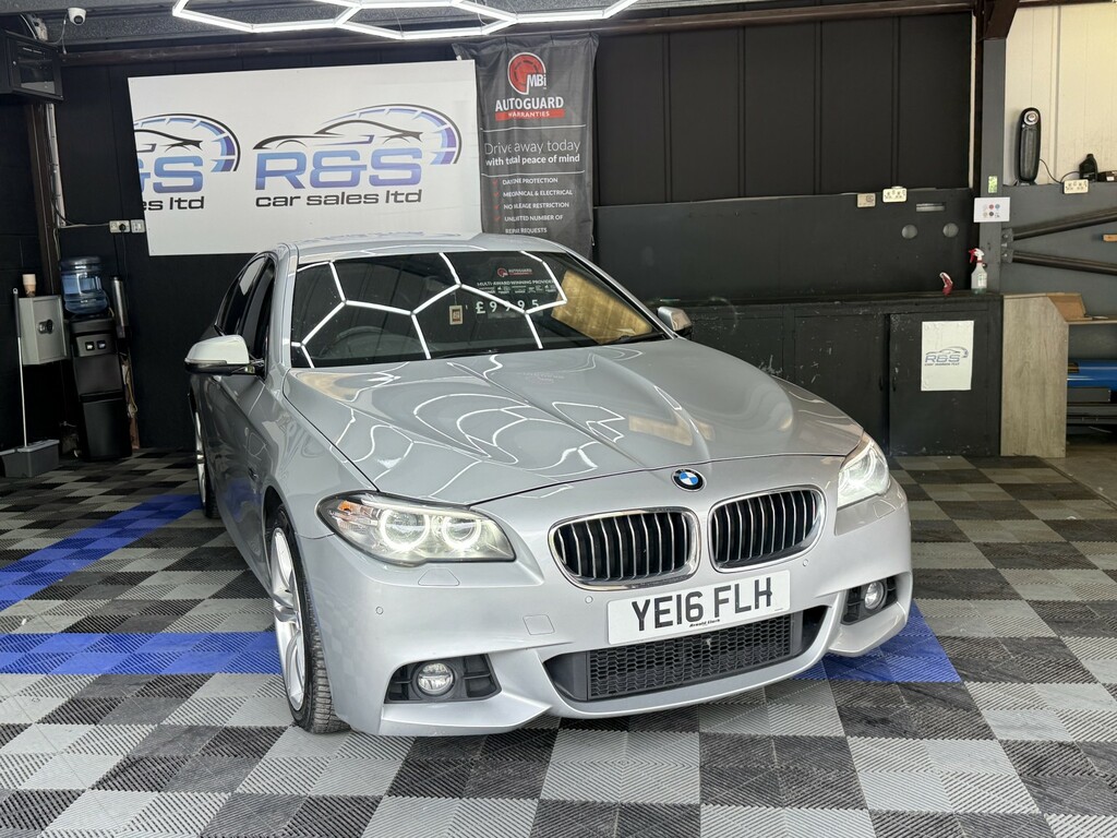 BMW 5 Series 2.0 520D M Sport Touring Euro 6 Ss Grey #9