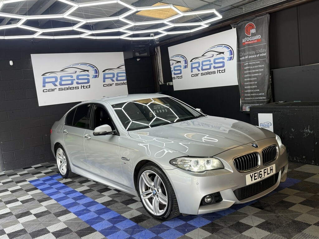 BMW 5 Series 3.0 535D M Sport Saloon Silver #3