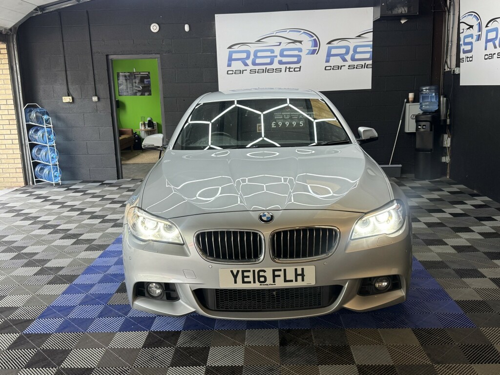 BMW 5 Series 3.0 535D M Sport Saloon Silver #2