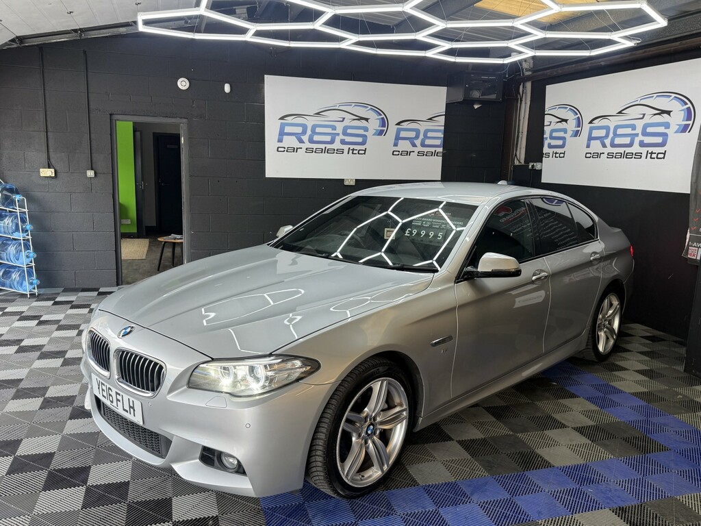 BMW 5 Series 2.0 520D M Sport Touring Euro 6 Ss Grey #16