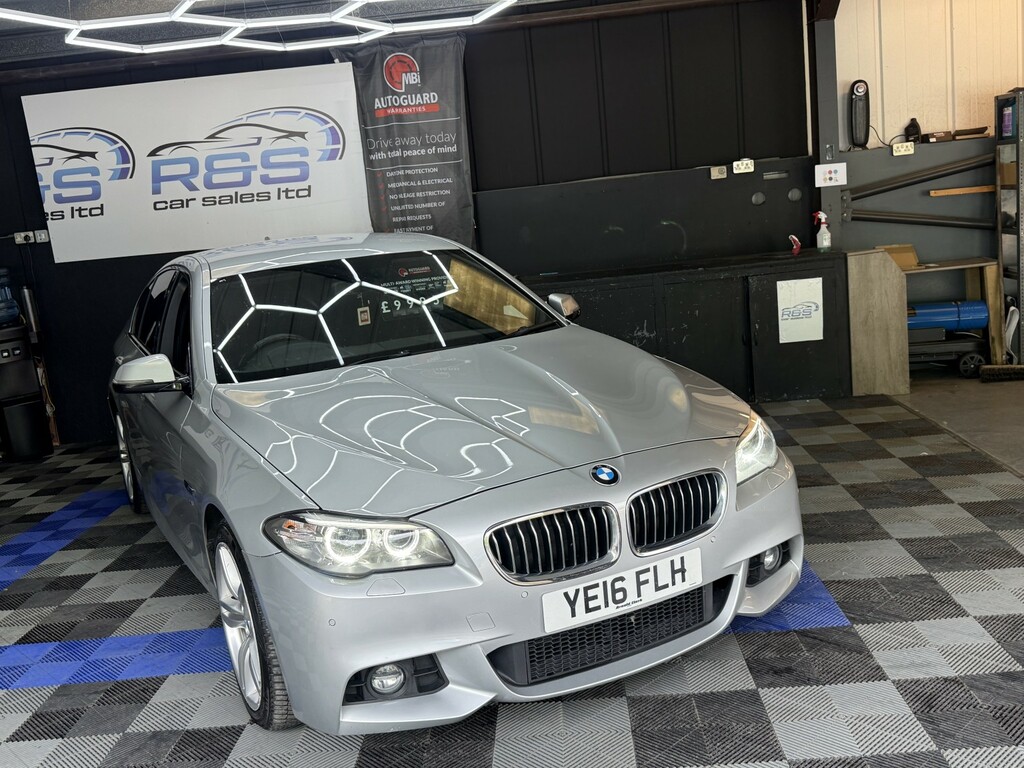 BMW 5 Series 2.0 520D M Sport Touring Euro 6 Ss Grey #10