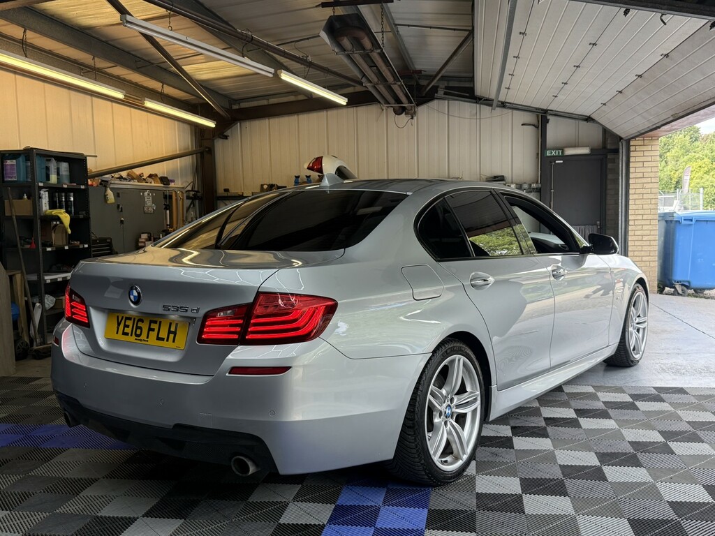 BMW 5 Series 3.0 535D M Sport Saloon Silver #4