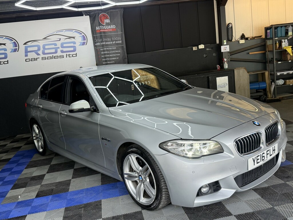 BMW 5 Series 2.0 520D M Sport Touring Euro 6 Ss Grey #11