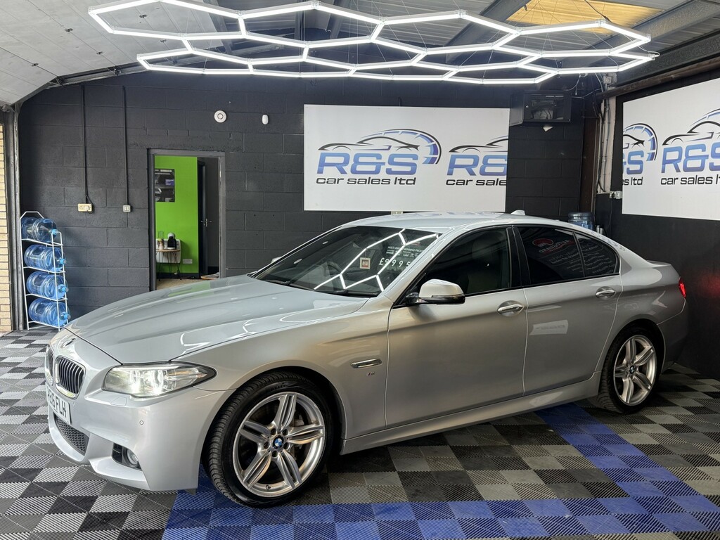 BMW 5 Series 3.0 535D M Sport Saloon Silver #6