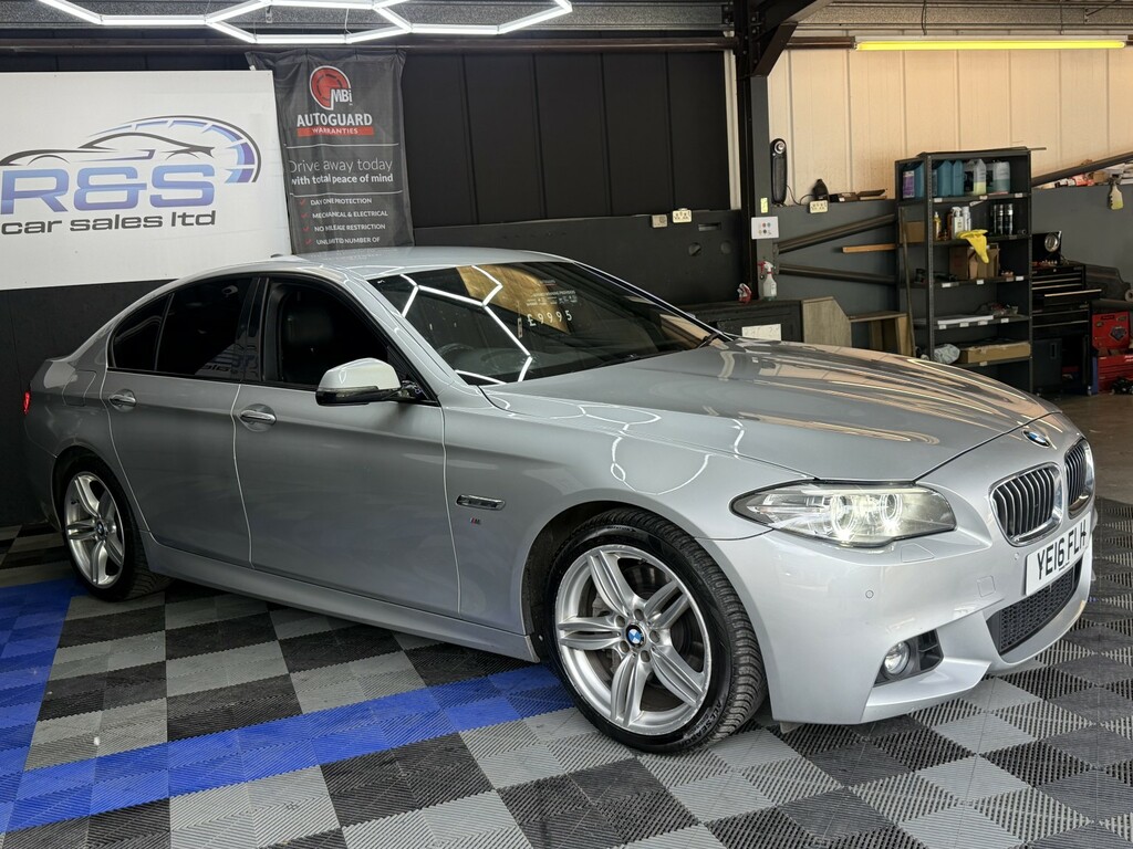 BMW 5 Series 2.0 520D M Sport Touring Euro 6 Ss Grey #12