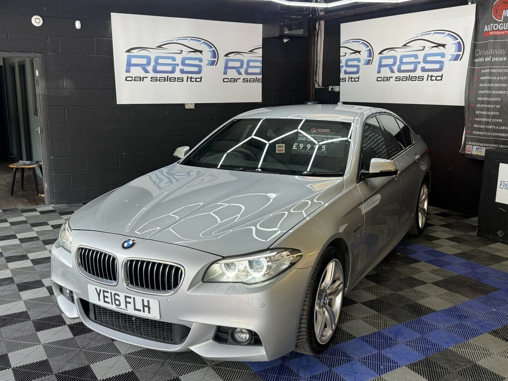 BMW 5 Series 2.0 520D M Sport Touring Euro 6 Ss Grey #8