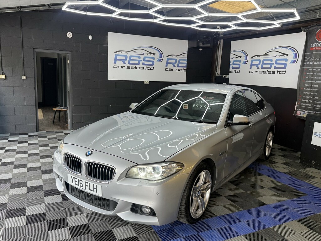 BMW 5 Series 2.0 520D M Sport Touring Euro 6 Ss Grey #15