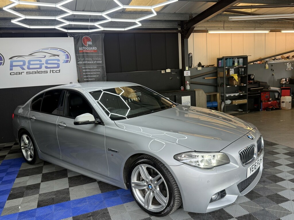 BMW 5 Series 2.0 520D M Sport Touring Euro 6 Ss Grey #14