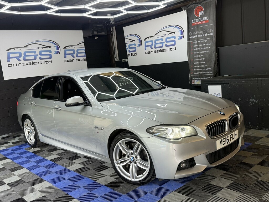 BMW 5 Series 3.0 535D M Sport Saloon Silver