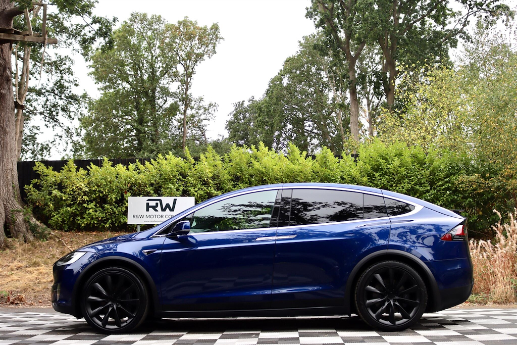 Tesla Model X Dual Motor Long Range 4Wde Blue