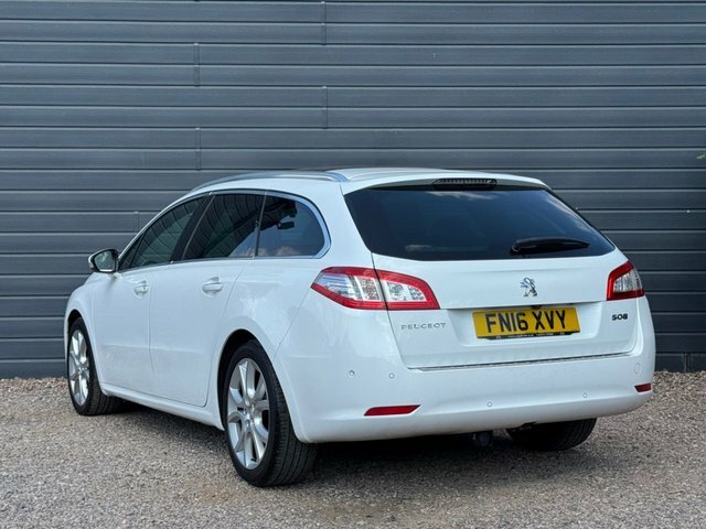 Peugeot 508 SW 2016 2.0 Bluehdi Allure Estate White #2
