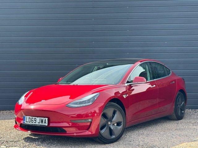 Tesla Model 3 2019 Dual Motor Long Range Saloon A LD69JWA Red #4