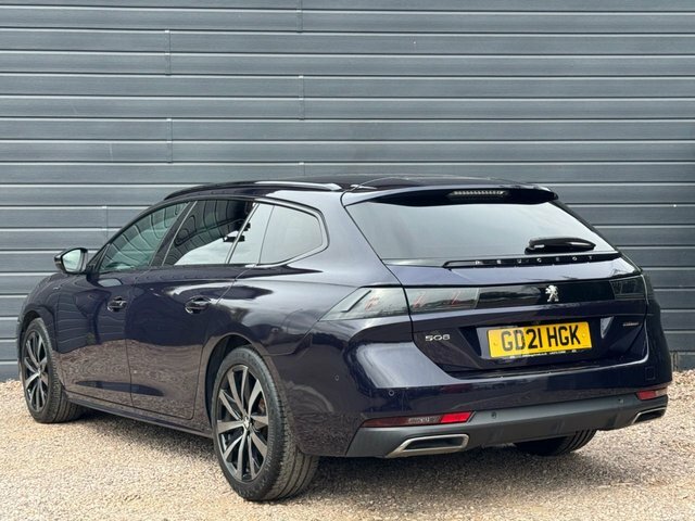 Peugeot 508 SW 2021 1.2 Puretech Gt Line Estate GD21HGK Blue #2
