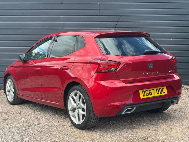 Seat Ibiza 2018 1.0 Tsi Fr Hatchback Euro 6 Red #5