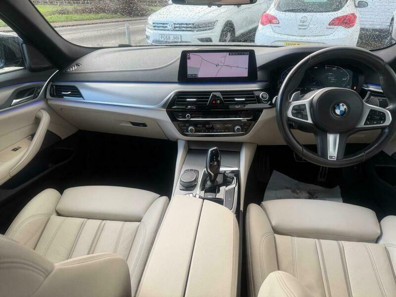 BMW 5 Series 530D Xdrive M Sport Black #11