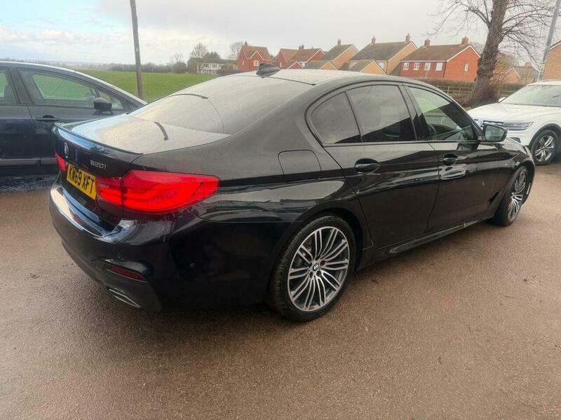 BMW 5 Series 530D Xdrive M Sport Black #8