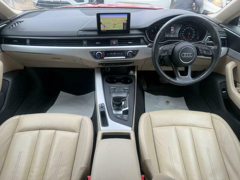 Audi A5 Coupe 2.0 Tdi S Line S Tronic Quattro Euro 6 Ss Red #17