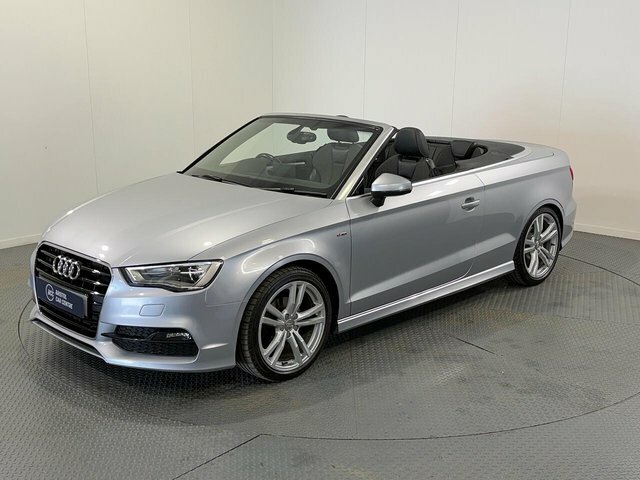 Audi A3 Cabriolet 2015 2.0 Tdi S Line Convertible Silver #4
